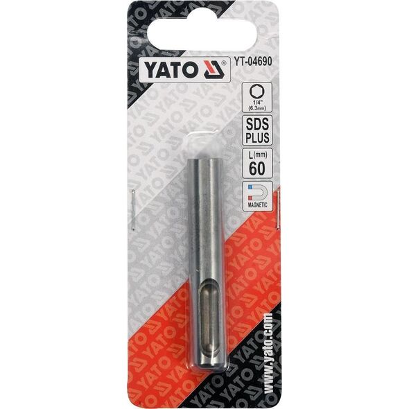 Yato Adapter SDS PLUS do bitów 1/4" (YT-04690) 3425001 5906083026904