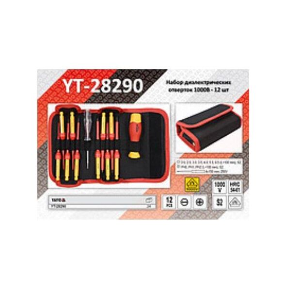 Yato Zestaw wkrętaków izolowanych + komplet końcówek (YT-28290) 3427296 5906083002670