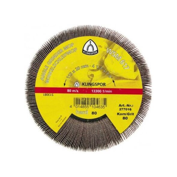 Klingspor Średnica listkowa nasadzana 125mm WSM617 gr.120 (K277021) 3427354 4014855104680