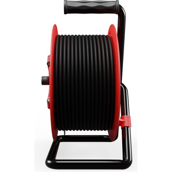 KEL Przedłużacz bębnowy PROFESSIONAL LINE 40m H05RR-F 3x1,5 4xGS 16A IP44 czarny (W-97056) 4000474 5902273400851