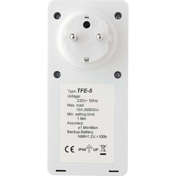 Emos Programator czasowy cyfrowy TFE-5/ZEWN IP44 (P5507) 4018823 8592920000427