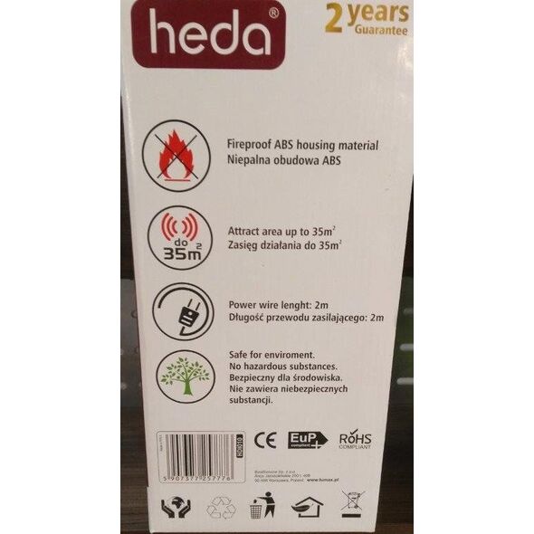 BestService Lampa owadobujcza Heda insect killer lamp 6W (HDI010) 4192938 5907377257776