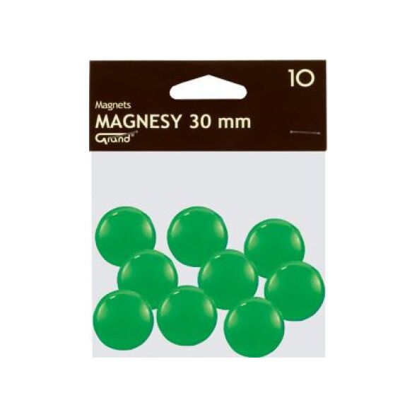 Grand Magnes 30mm zielony 10 sztuk GRAND 4581643 5903364258702