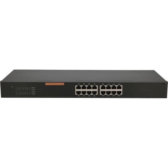 ExtraLink EXTRALINK HEXON 16-port FastEthernet Unmanaged Desktop Switch 4625177 5903148912233