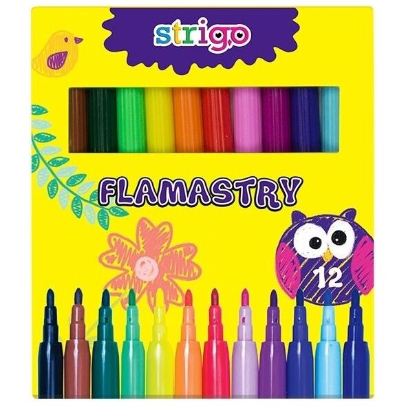 Pukka Pad Zestaw flamastrów 12 kolorów (SSC007) 4642202 6930518937267