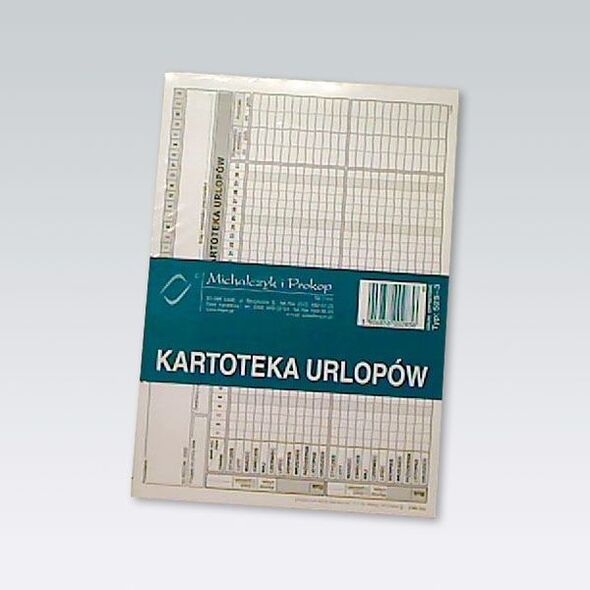 Michalczyk & Prokop Kartoteka urlopowa A5 (525-3) 4666734 5906858002836