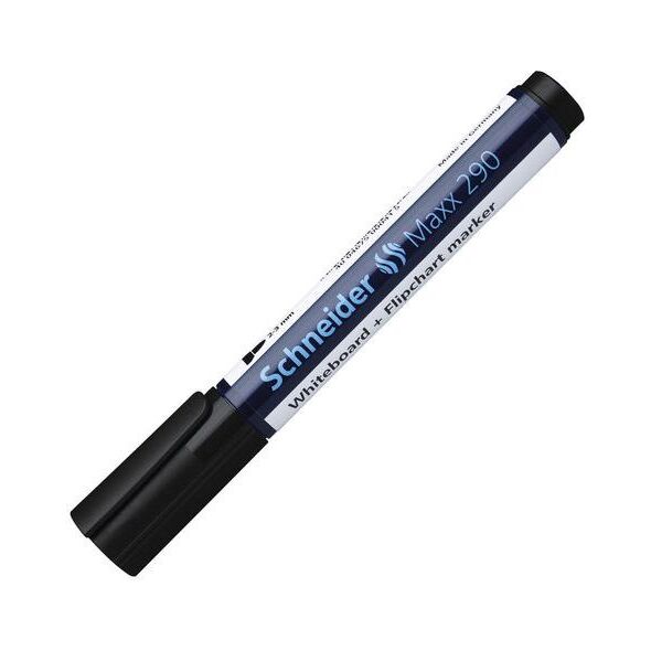 Schneider Marker do tablic suchościeralnych MAXX 290, okrągły, 2-3mm, czarny (INT265) 4668280 4004675000415