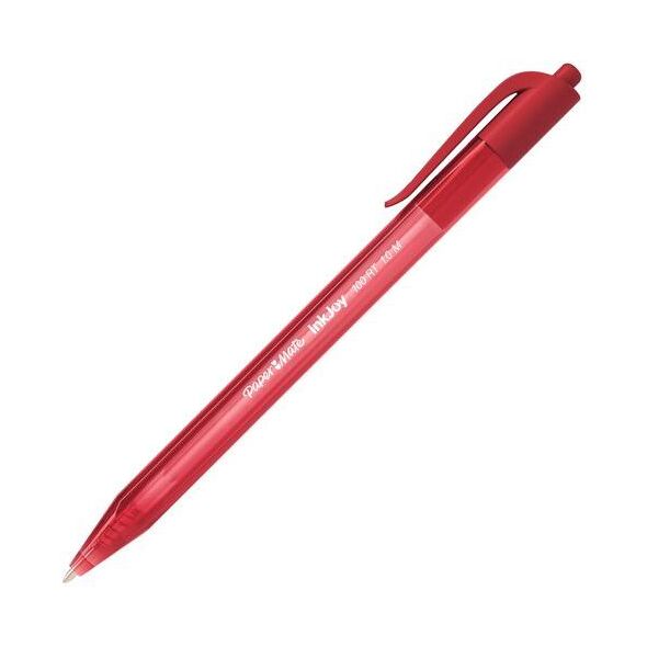Paper Mate Długopis jednorazowy INKJOY 100RT automatyczny, czerwony (SAN332) 4668387 3501170958209