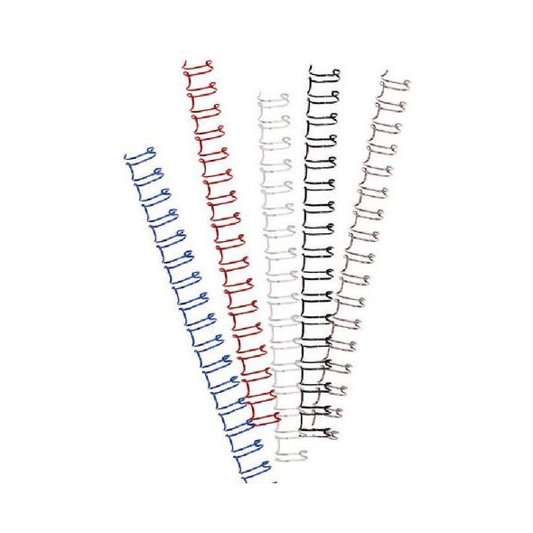 GBC Grzbiety drutowe 34 zwoje, 8mm, czarny, 100 sztuk (ACC660) 4670030 5019577190187