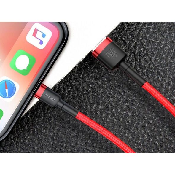 Kabel USB Baseus USB-A - Lightning 2 m Czerwony (31564-uniw) 4692112 6953156275027