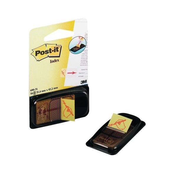 Post-it Zakładki indeksujące z nadrukiem, ikona "Ręka i ołówek" 680-31 25mm x 43 mm 50/P (3M0521) 4692748 21200718830
