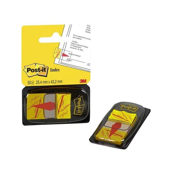 Post-it Zakładki indeksujące z nadrukiem, ikona "Ręka i ołówek" 680-31 25mm x 43 mm 50/P (3M0521) 4692748 21200718830