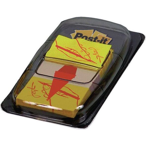 Post-it Zakładki indeksujące z nadrukiem, ikona "Ręka i ołówek" 680-31 25mm x 43 mm 50/P (3M0521) 4692748 21200718830