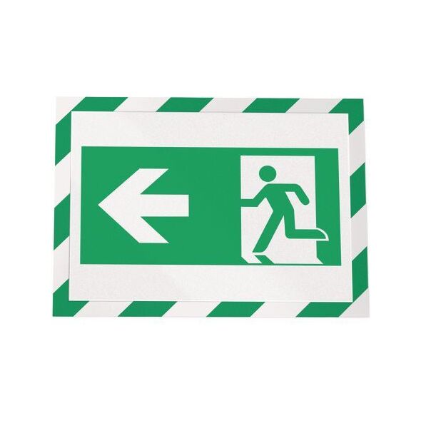 Durable Ramka samoprzylepna DURAFRAME SECURITY zielony-biały A4, 2 sztuki (DUR941) 4693587 4005546406558