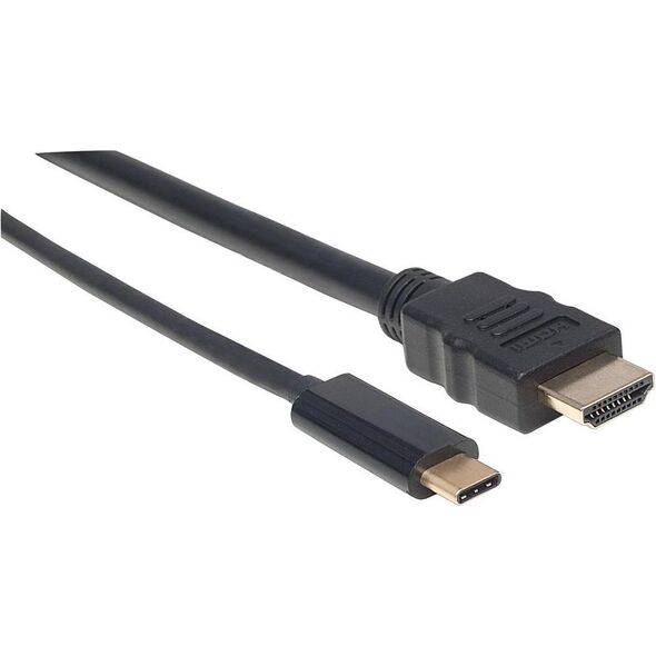 Kabel USB Manhattan USB-C - HDMI 1 m Czarny (152235) 4720817 766623152235