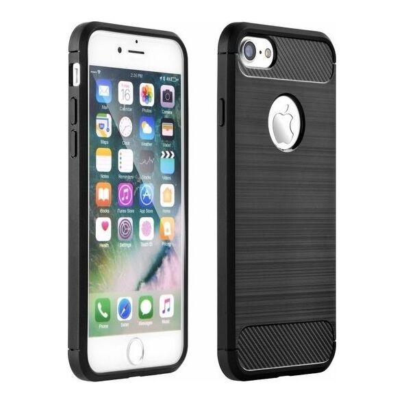 Etui Carbon iPhone 7/iPhone 8 czarny /black 4779927 5903657575233