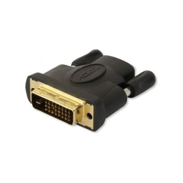 Adapter AV Techly HDMI - DVI-D czarny (IADAP-DVI-HDMI-F) 4865928 8057685304178