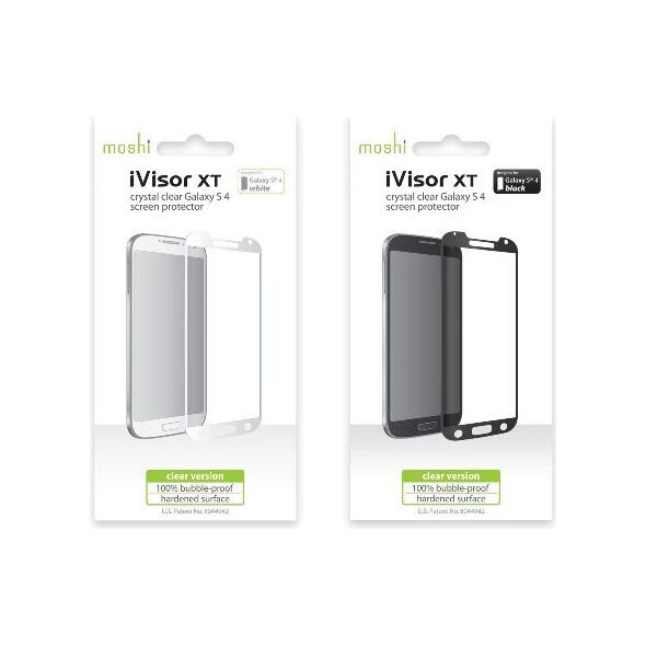 Moshi Moshi Ivisor Xt - Przezroczysta Folia Ochronna Full Face Samsung Galaxy S4 (biały) 4918710 4712052314931