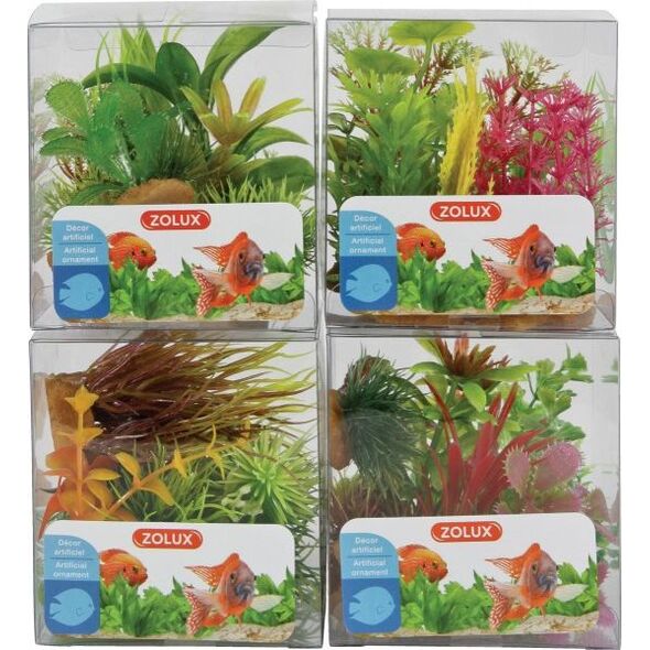 Zolux Dekoracje roślinne mix 6szt. zestaw 1 (352130) 4961148 3336023521305