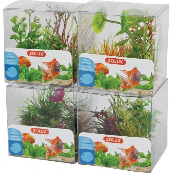 Zolux Dekoracje roślinne mix 4szt. zestaw 3 4961150 3336023521367