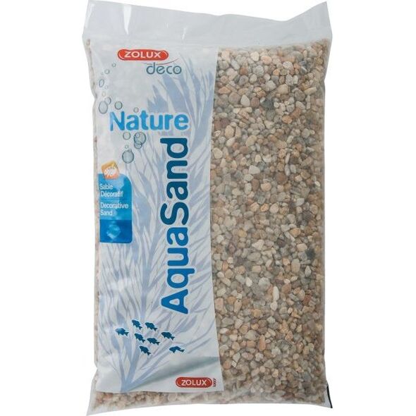 Zolux Aquasand Nature kwarc żółty 1kg 4961170 3336023464053
