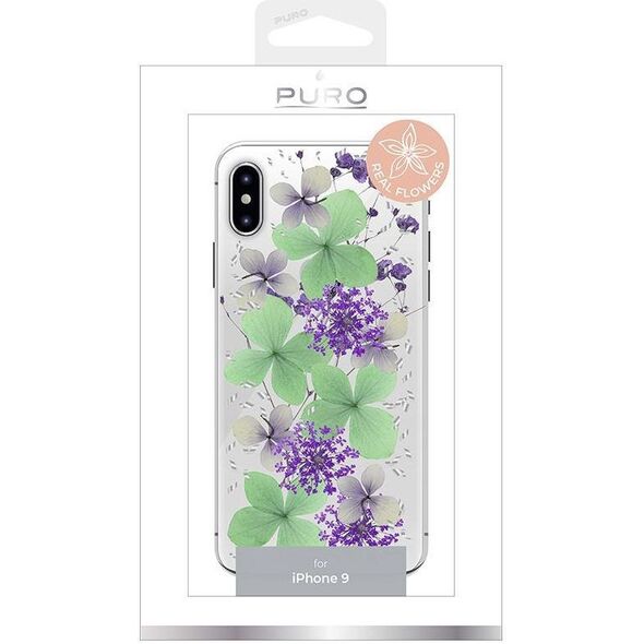 Puro Etui Glam Hippie Chic Cover iPhone XR zielone 5003980 8033830266553