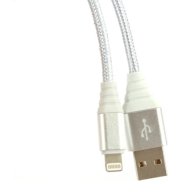 Kabel USB Omega USB-A - 1 m Srebrny (OUFBB3LBOXS) 5015669 5907595442657