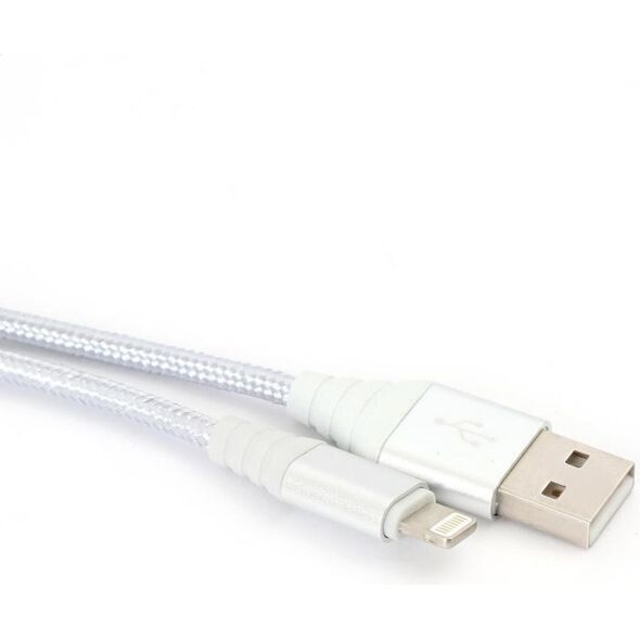 Kabel USB Omega USB-A - 1 m Srebrny (OUFBB3LBOXS) 5015669 5907595442657