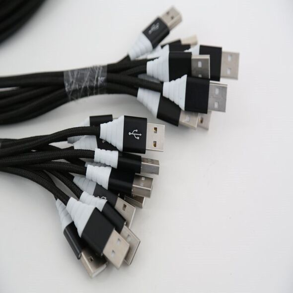 Kabel USB Omega USB-A - 1 m Czarny (OUFBB3MB) 5015673 5907595441735