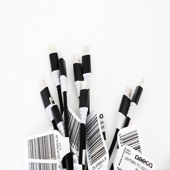 Kabel USB Omega USB-A - 2 m Czarny (OUFBB4LB) 5015689 5907595441841