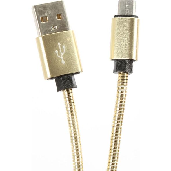 Kabel USB Omega USB-A - microUSB 1 m Złoty (OUFBB6MBOXGL) 5015706 5907595442091