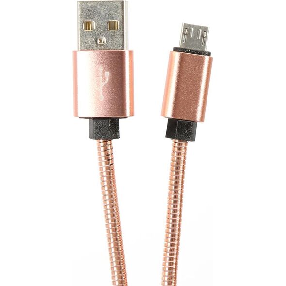 Kabel USB Omega USB-A - microUSB 1 m Złoty (OUFBB6MBOXRG) 5015707 5907595442077