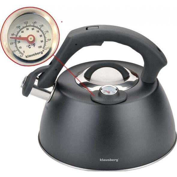 Klausberg CZAJNIK Z TERMOMETREM 3L KB-7371 5235001 5902666613714