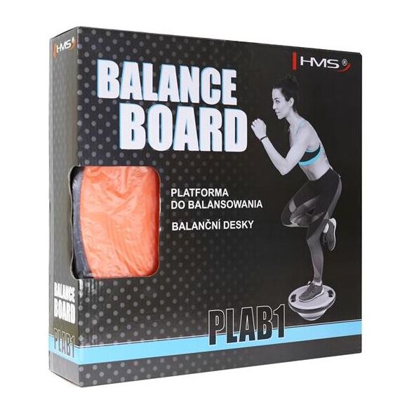 HMS Platforma do balansowania PLAB1 40cm czarno-pomarańczowa 5239078 5907695532364