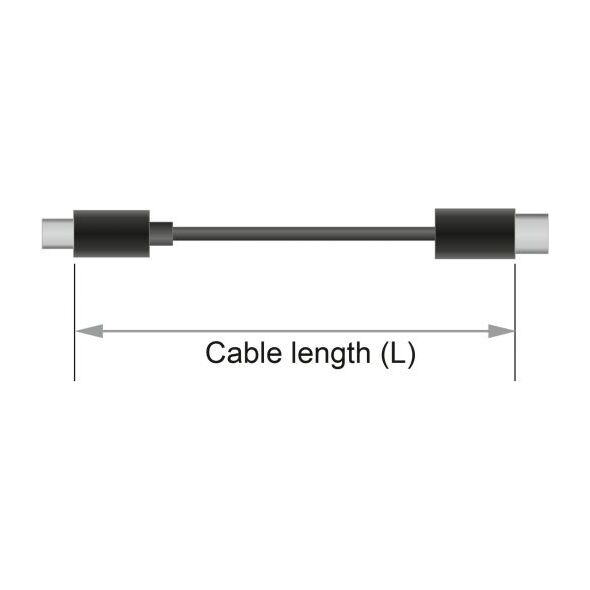 Kabel Delock DisplayPort - DisplayPort 1m czarny (85658) 5376191 4043619856589
