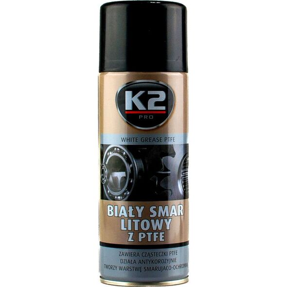 K2 K2-BIALY SMAR Z PTFE 400ML SPRAY 5519131 5906534007780
