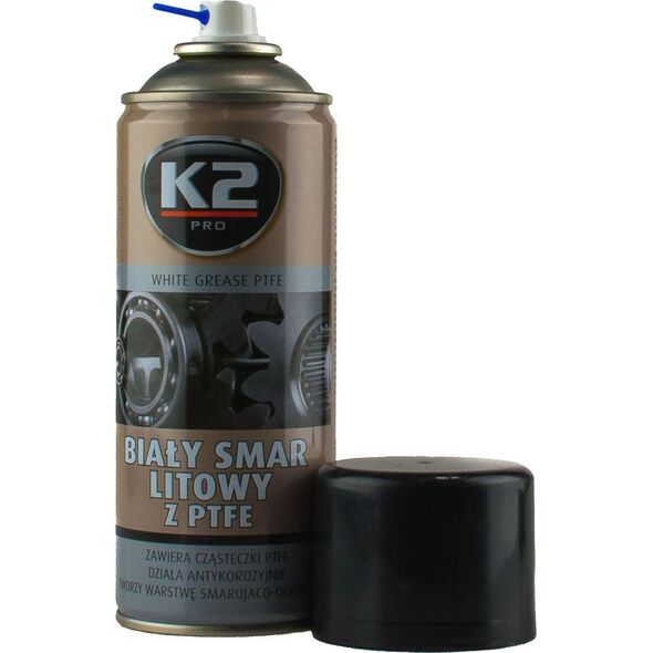 K2 K2-BIALY SMAR Z PTFE 400ML SPRAY 5519131 5906534007780