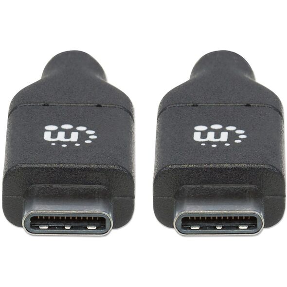 Kabel USB Manhattan USB-C - 2 m Czarny (355247) 5522626 766623355247