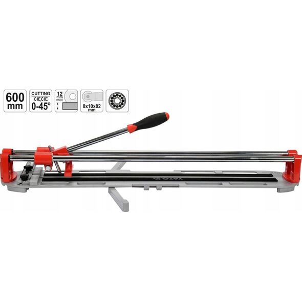 Maszynka do cięcia płytek Yato PRZYRZAD DO CIECIA GLAZURY 600 MM 5539670 5906083033810