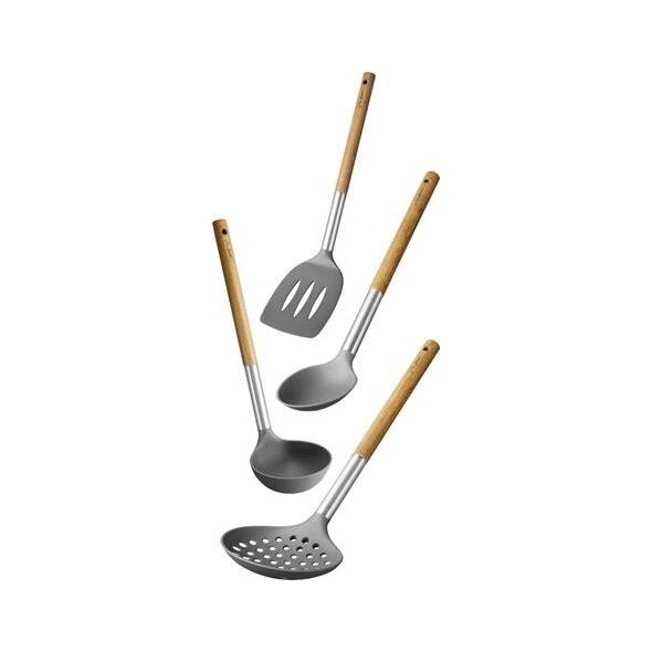Lamart Zestaw narzędzi kuchennych Wood Lamart LT3900 | 4 elementy 5615872 8590669238095