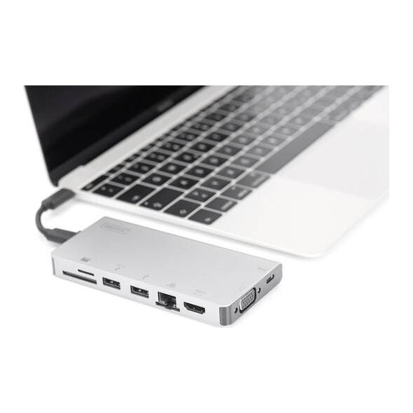 Stacja/replikator Digitus DA-70866 USB-C 5618169 4016032450443