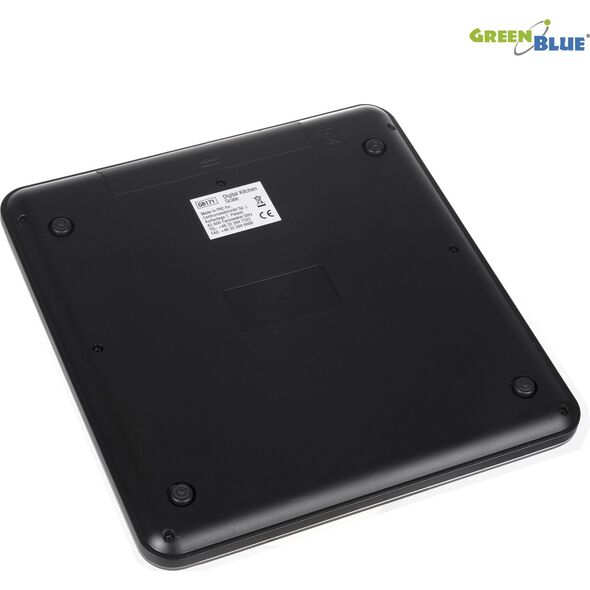 Waga kuchenna GreenBlue GreenBlue GB171 Waga kuchenna cyfrowa LED czarna min 1g max 5000g 5618220 5902211110026