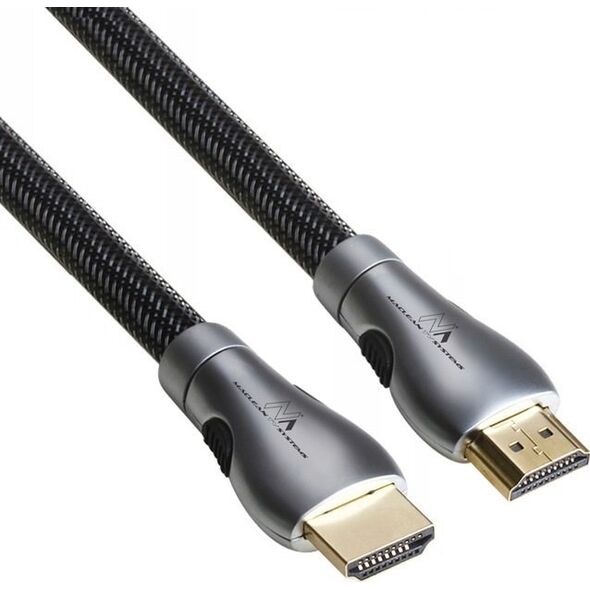 Kabel Maclean HDMI - HDMI 2m srebrny (MCTV-705) 5625979 5902211110736
