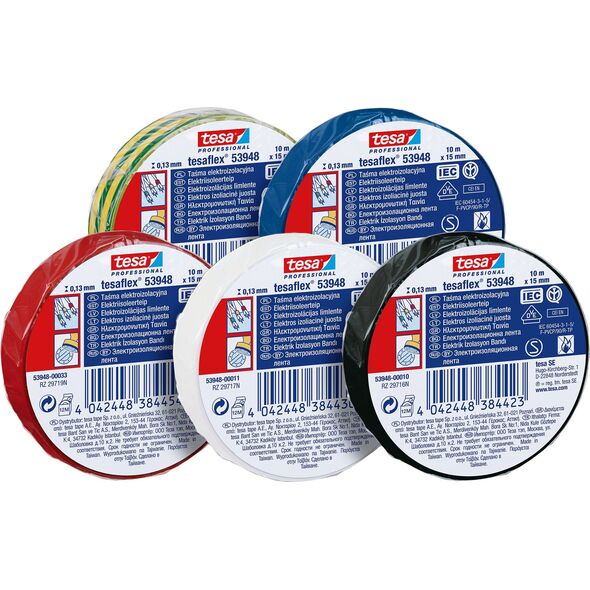 Tesa Izoliacinė juosta tesa 20m x 19mm mėlyna 5668206 4042448434616