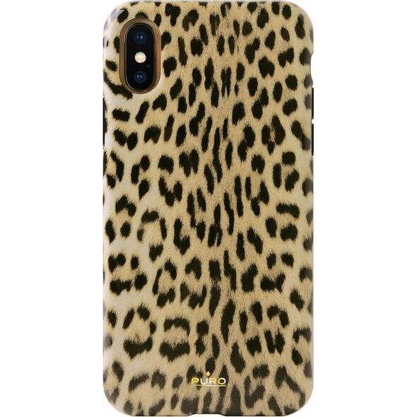 Puro Etui Glam Leopard Cover Iphone XS/ X (leo 1) Limited Edition 5710312 8033830271335