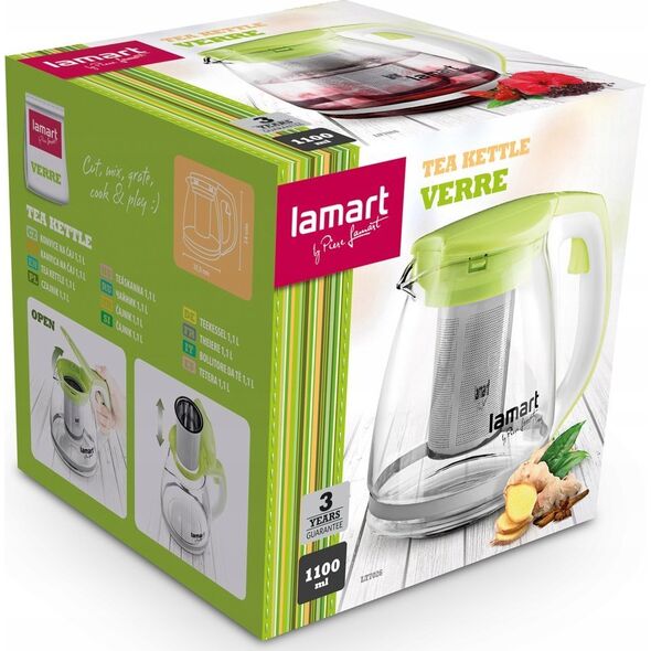 Lamart LT7026 Dzbanek z zaparzaczem 1,1L Lamart 5803055 8590669209743