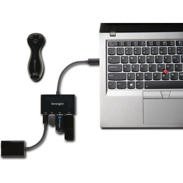 HUB USB Kensington 2x USB-C  + 2x USB-A 3.0 (K39124EU) 5803267 5028252591614