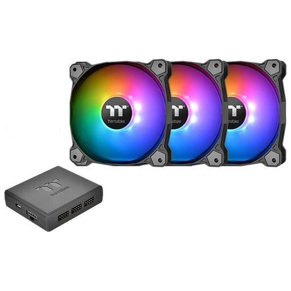 Wentylator Thermaltake Pure Plus 14 RGB 3-pack + Hub (CL-F064-PL14SW-A) 5815022 841163000700