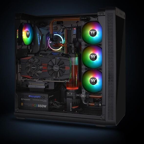 Wentylator Thermaltake Pure Plus 14 RGB 3-pack + Hub (CL-F064-PL14SW-A) 5815022 841163000700