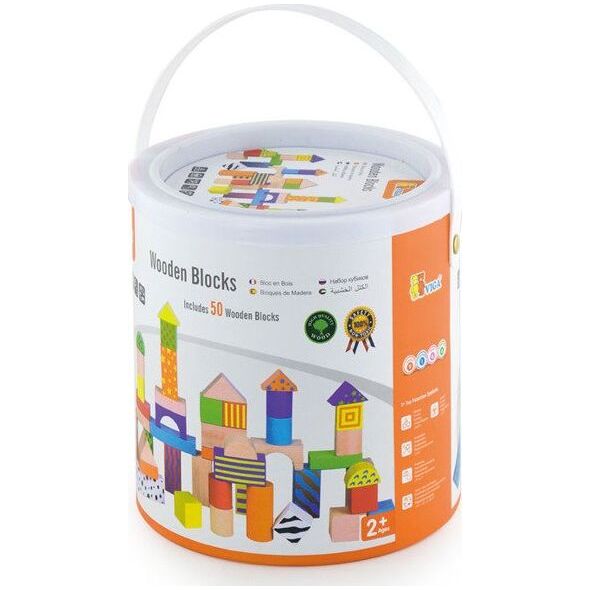 Viga Colorful Klocki 50el. 5862097 6934510596958